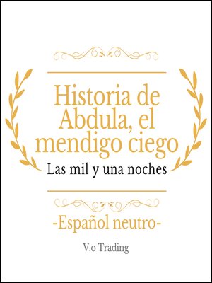 cover image of Historia de Abdula, el mendigo ciego